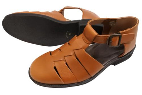 【KOBE DADA CAM-39 ブラウン】コンフォートバックルサンダル